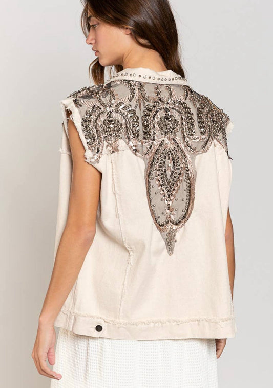 HER Embellished Vest